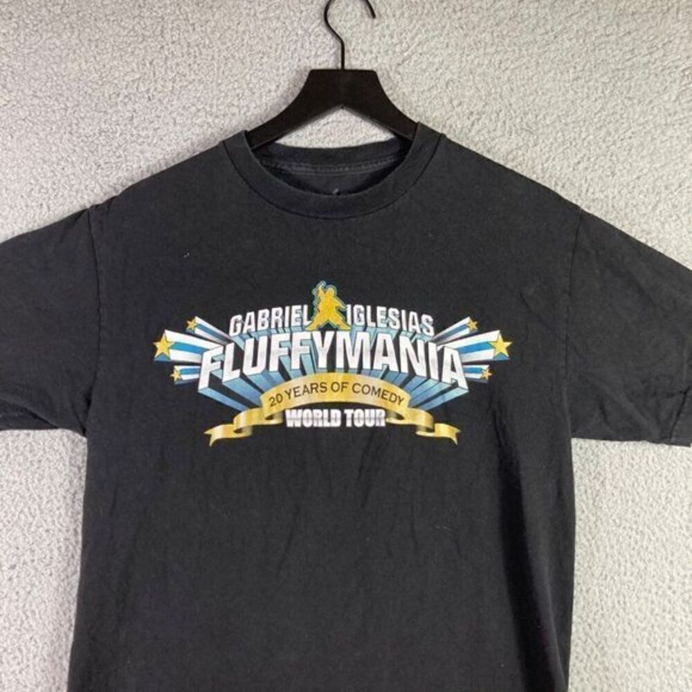 Gabriel Iglesias World Tour Shirt 20 Years Comedy Concert Unisex Medium Fluffy - Picture 7 of 8